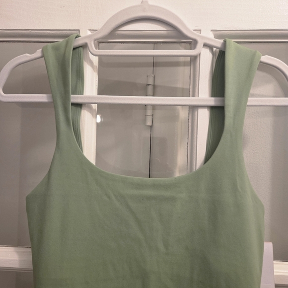 Spiritual Gangster Salem Short Cactus Green Sleeveless Romper - Picture 6 of 8